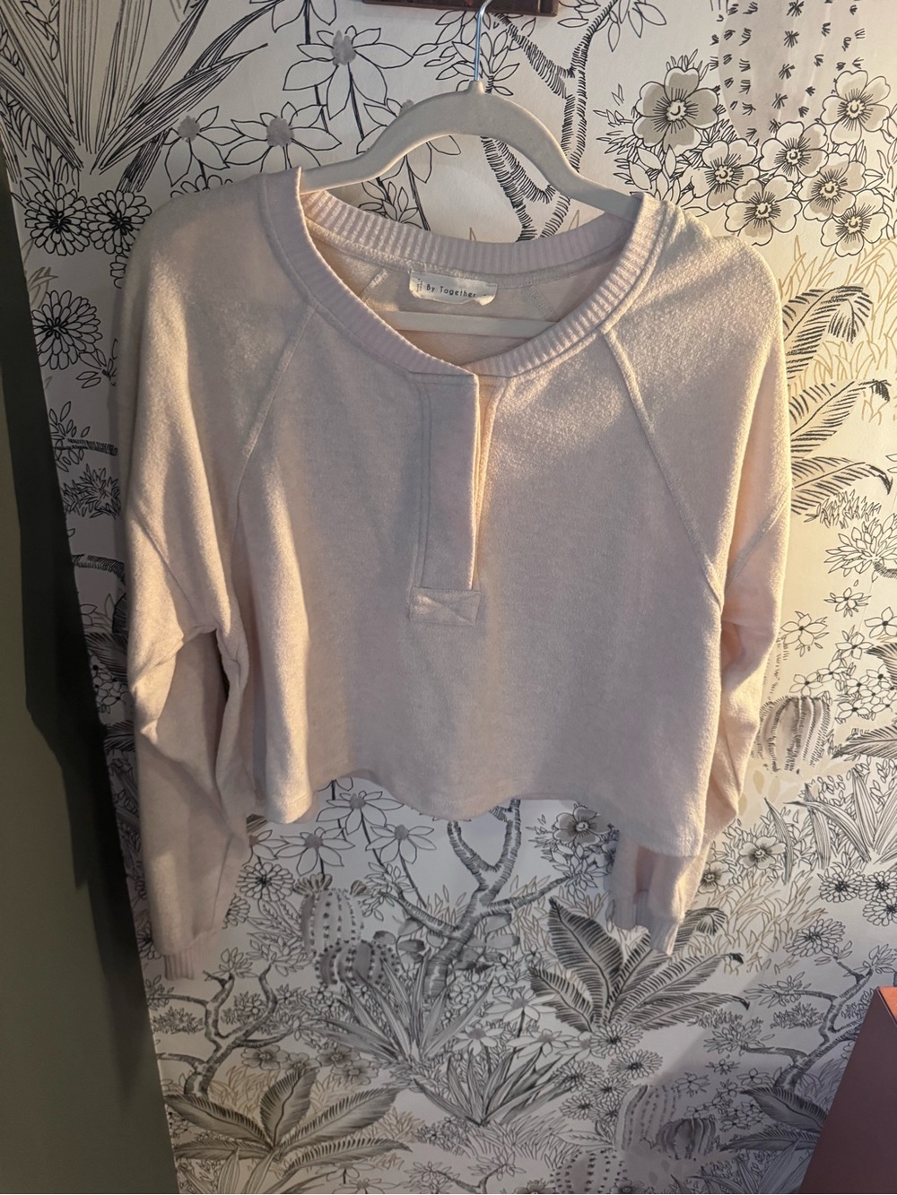 By Together Cream Soft Pullover Sweatshirt